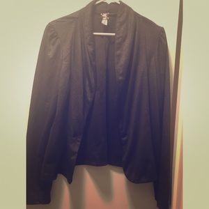 Shimmery black blazer