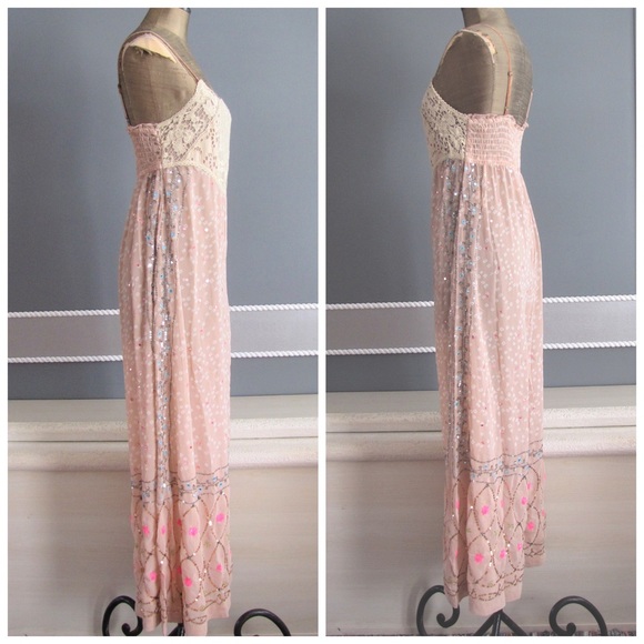 Free People New Romantics Shanti Blush Romper XS S - Picture 3 of 8