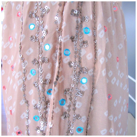 Free People New Romantics Shanti Blush Romper XS S - Picture 7 of 8