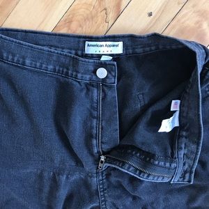 American Apparel high waisted black jeans