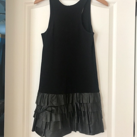 Leather and Knit Theory Dress - Picture 3 of 5