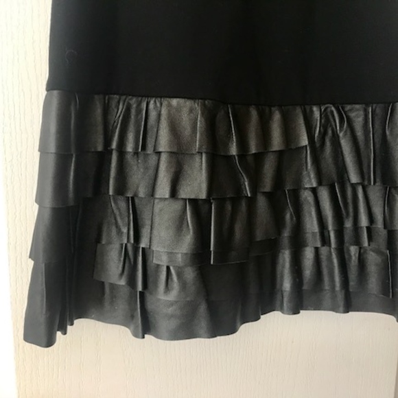 Leather and Knit Theory Dress - Picture 4 of 5