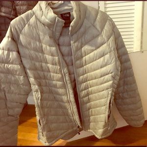 Silver North Face Jacket, Ladies’ L