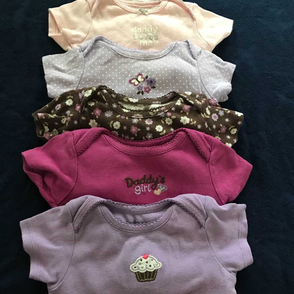 Set of 5 9M onsies