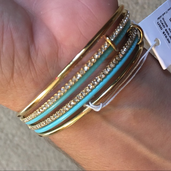 Kate Spade Gold and Silver Bangles- NWT - Picture 5 of 5