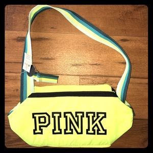 Neon Green Victoria Secret Pink Lunch Bag
