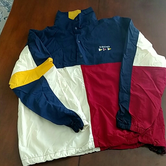 izod pullover windbreaker