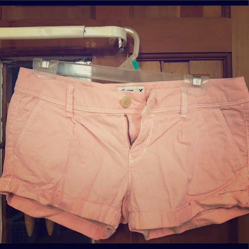 American Eagle Striped Shorts