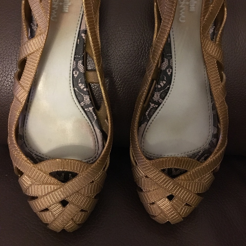 Melissa Jason Wu shoes size 39 Gold
