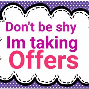 Taking reasonable offers