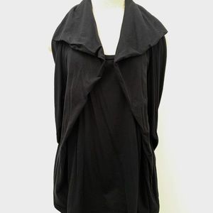 Complex Geometries Cotton Jersey Drape Tank