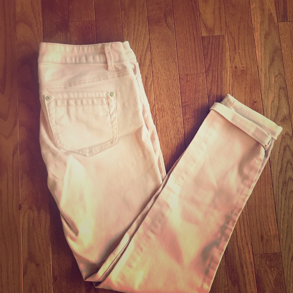 Pale pink pants