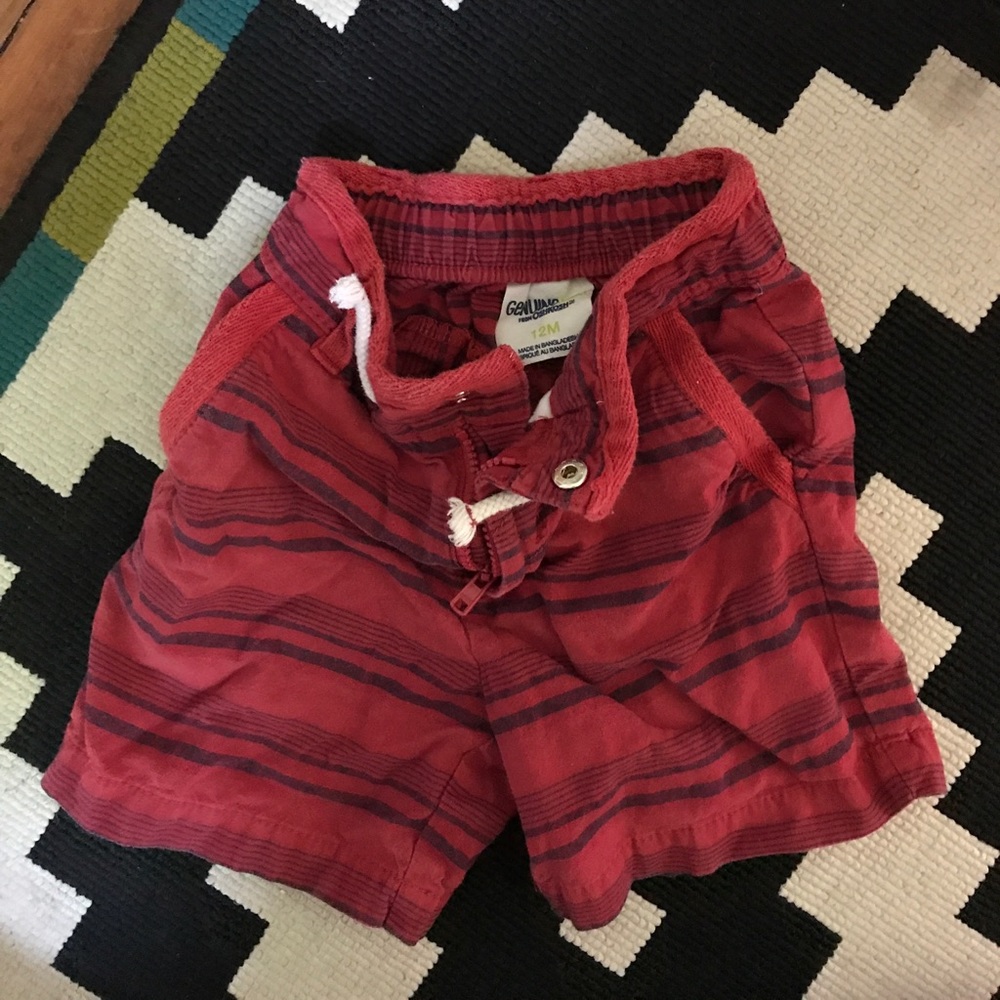 Red shorts