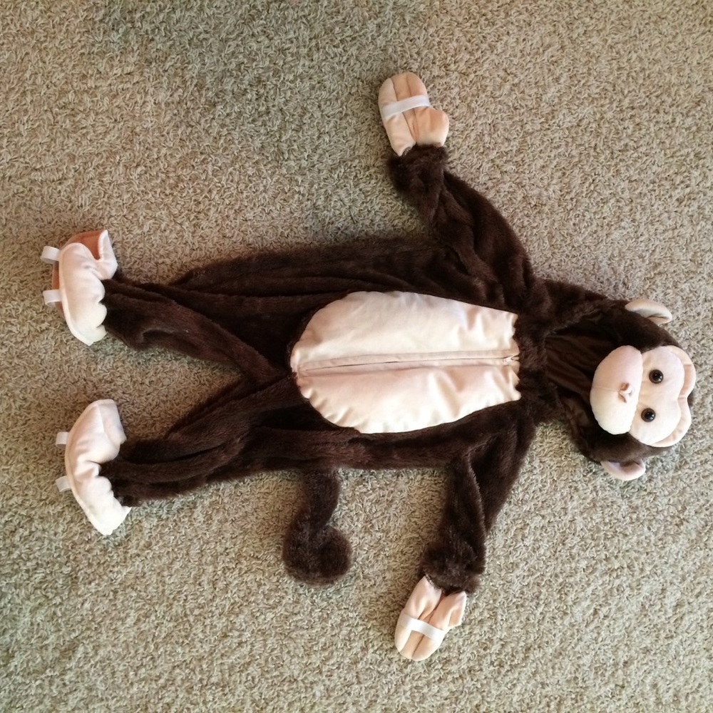 Authentic Kids Monkey Halloween Costume 12 months