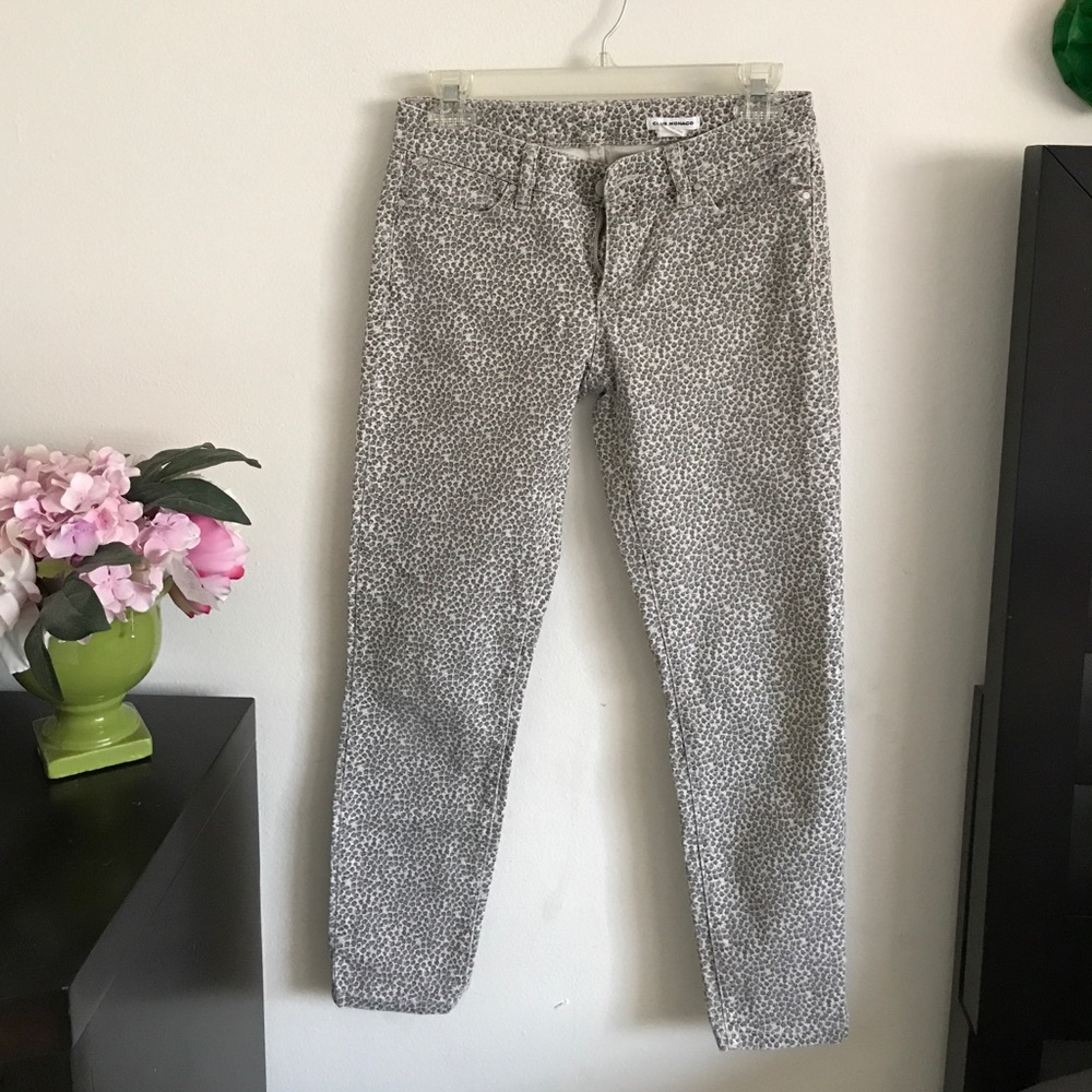 Club Monaco printed jeans