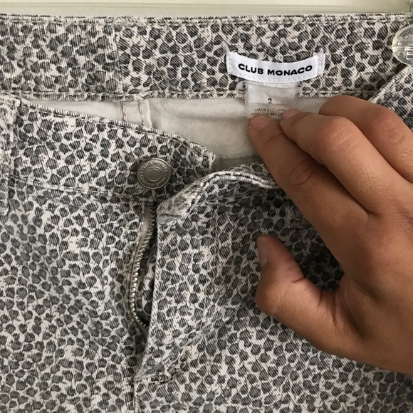 Club Monaco printed jeans - Picture 3 of 6