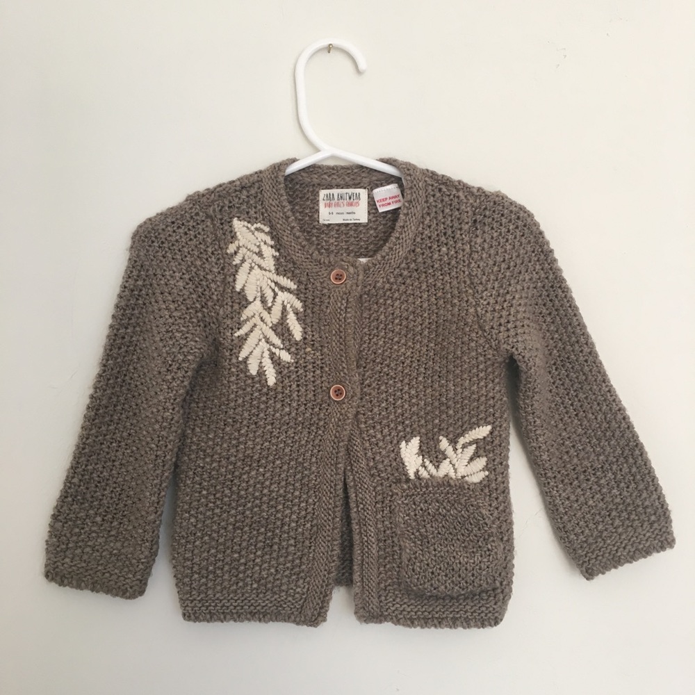 baby girl knit cardigan