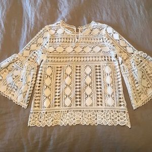 White Lacey blouse