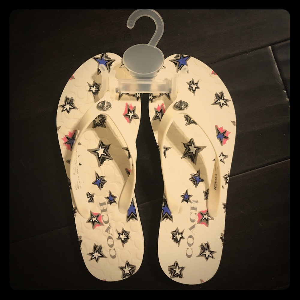 Coach flip flop size 6B