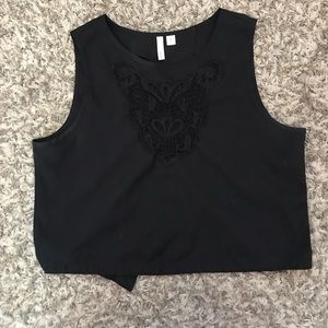 Black Nordstrom BP crop top
