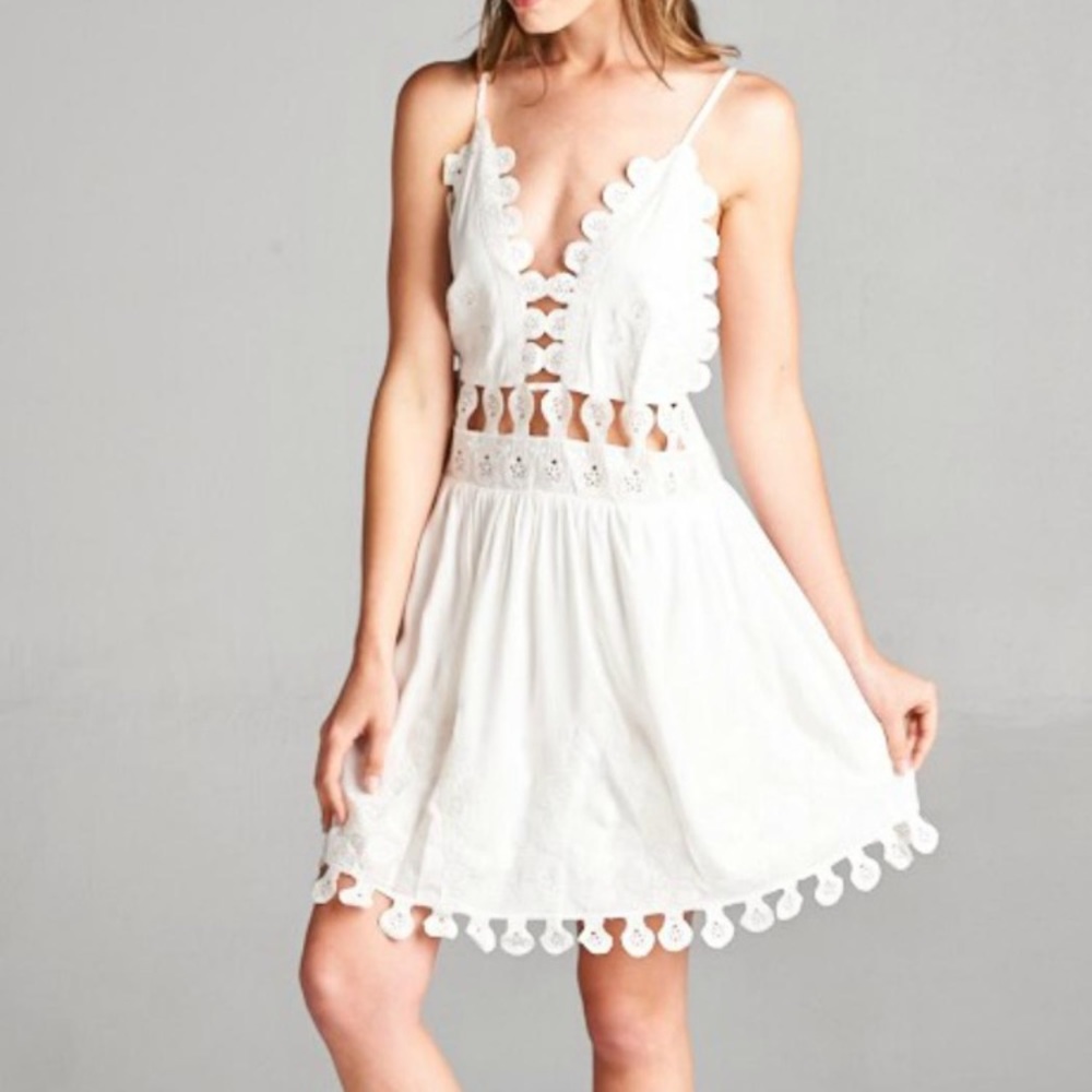 Fun white dress!
