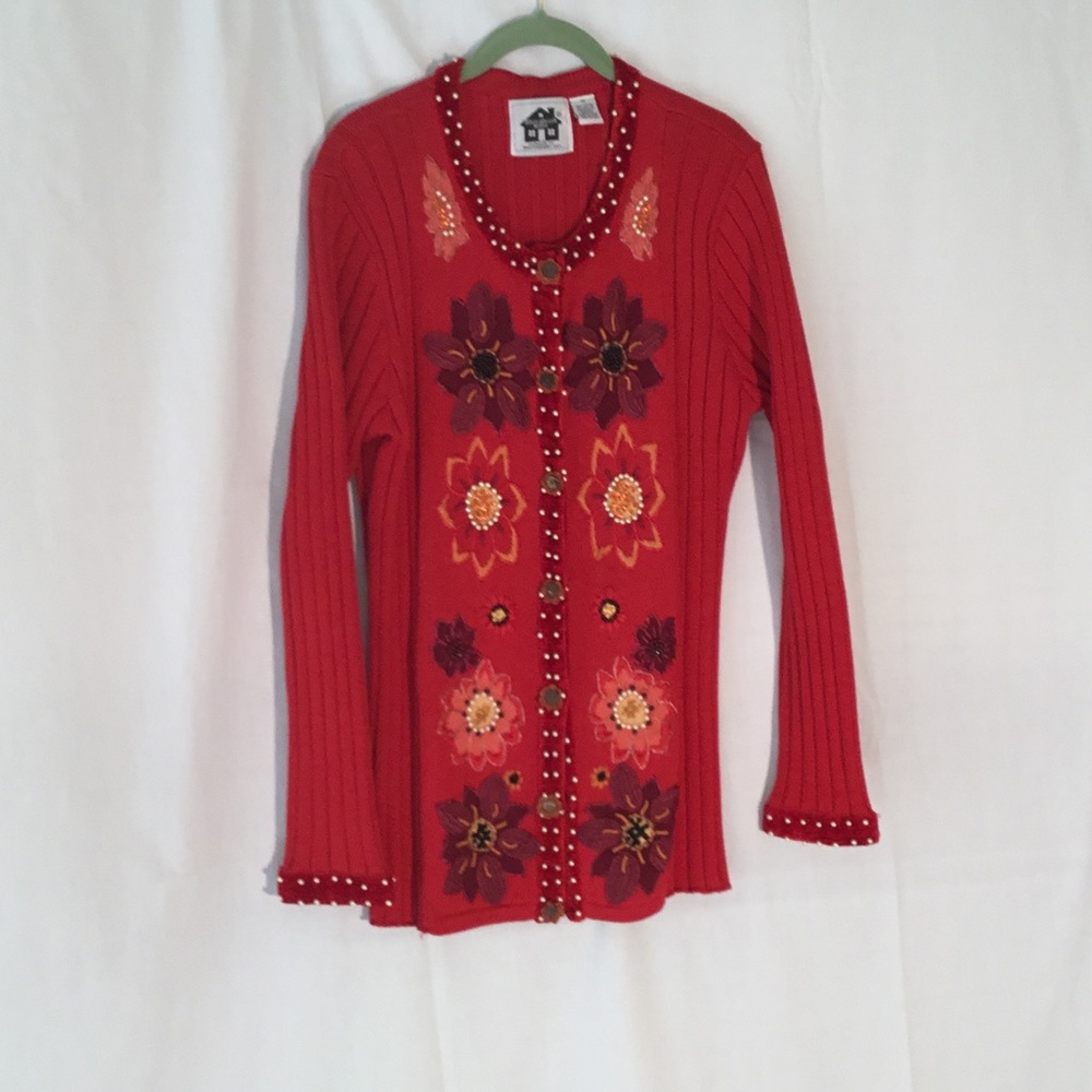 Women's storybook knit sweater