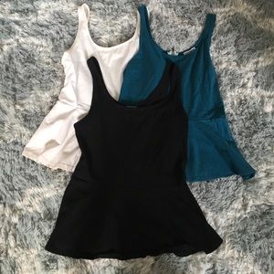 Express peplum tops bundle
