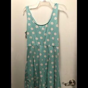 Light blue skater dress