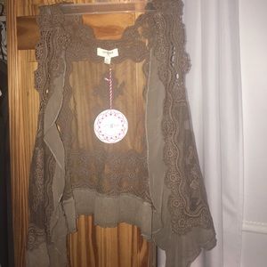 Lace vest