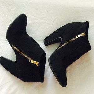 Suede Ankle Booties