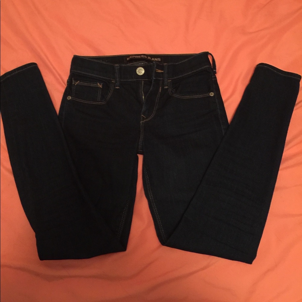 Express Jean Legging MIA Mid Rise 00 SHORT