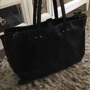 French Connection faux leather work bag