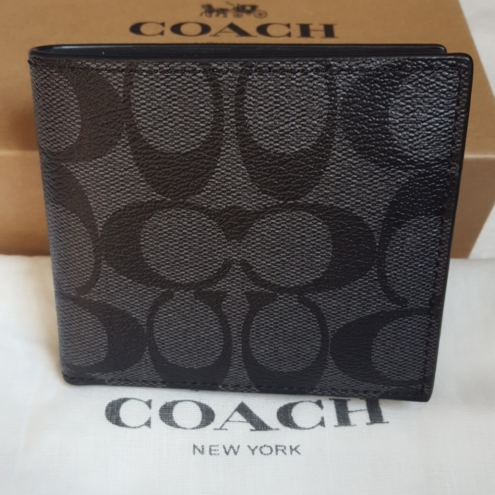 🔖NWT🔖 Men's Coach Double Billfold Wallet