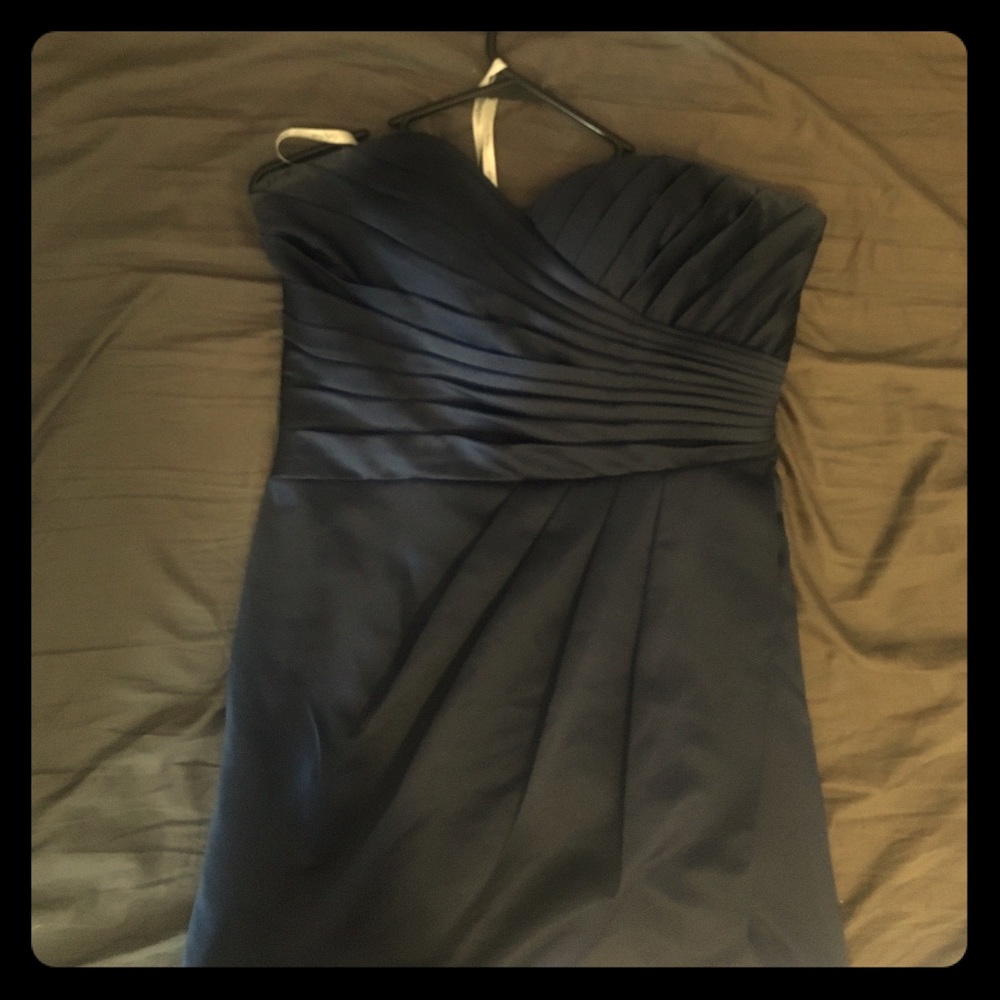 Navy blue cocktail dress