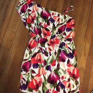 Gorgeous one shoulder Dress Barn dress