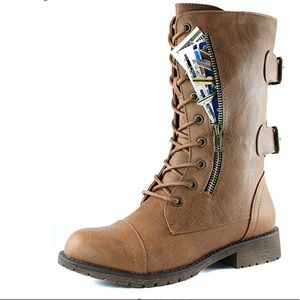 Daily Shoes Hidden Pocket Combat Boot