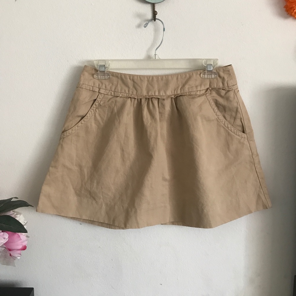 J.Crew khaki skirt
