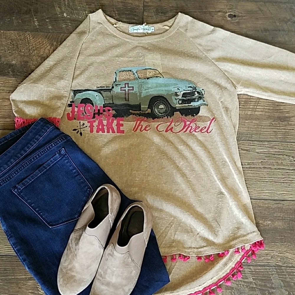 Jesus Take The Wheel top