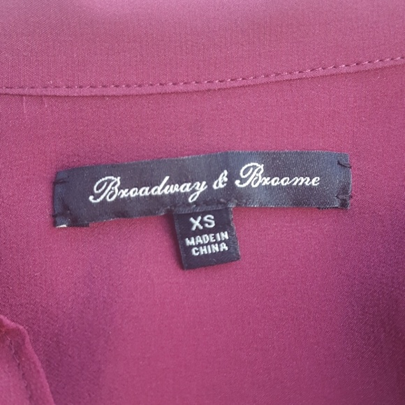 Final Price↞Madewell Maroon Button Down - Picture 3 of 4