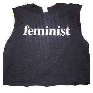 Feminist crop shirt