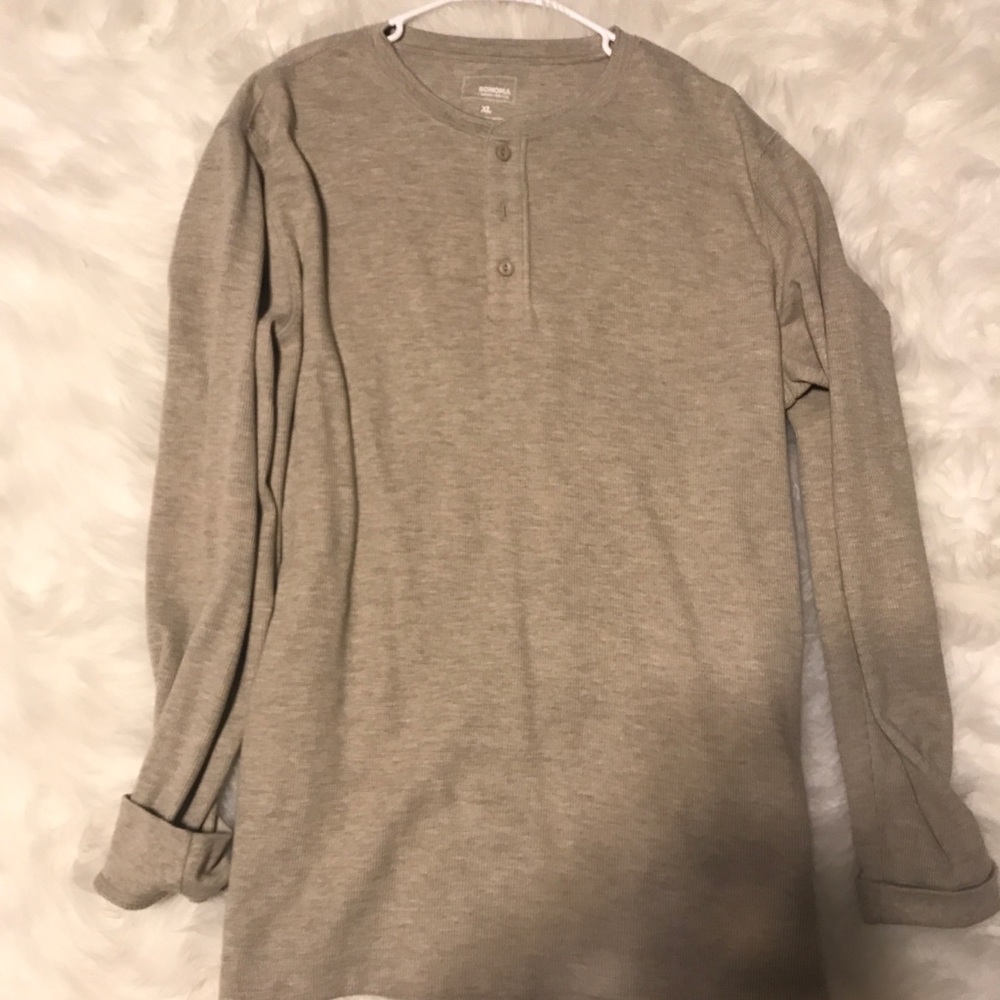 Oversized tan sweater