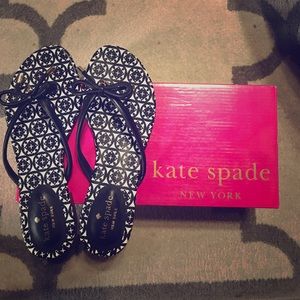 Kate spade New York black and white Sandals