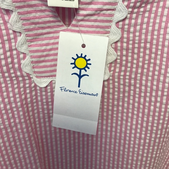 Pink and white seersucker tunic - Picture 4 of 5