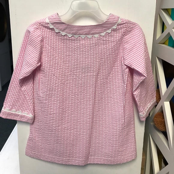 Pink and white seersucker tunic - Picture 5 of 5