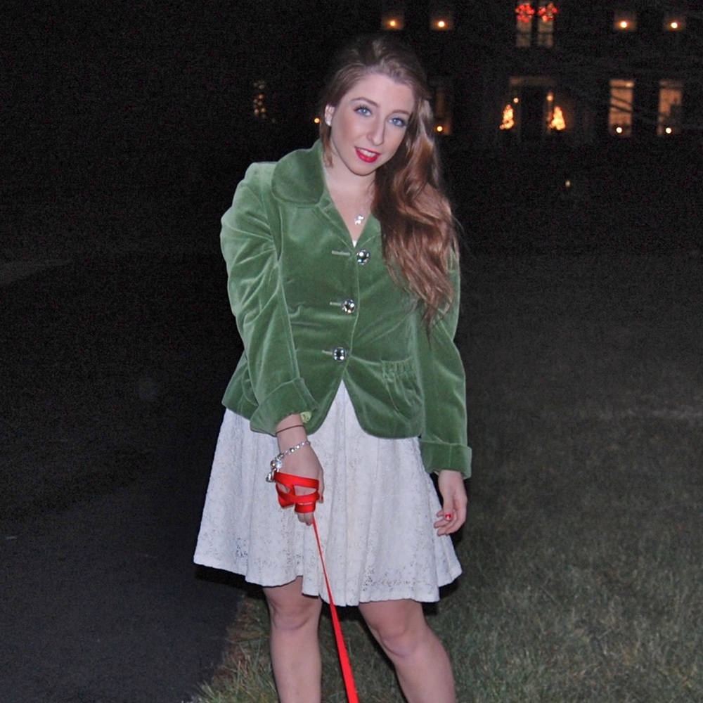 🎄 Perfect Holiday Jacket! 🎁  Velvet, Size Medium