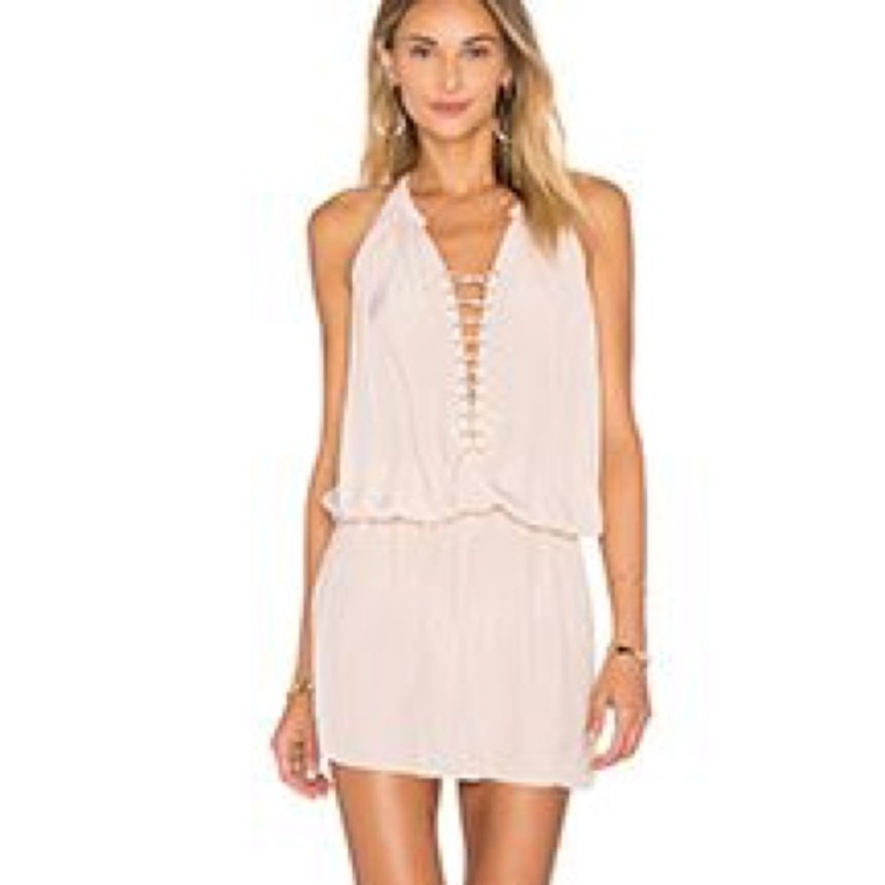 Ramy Brook Allie Lace Up Dress