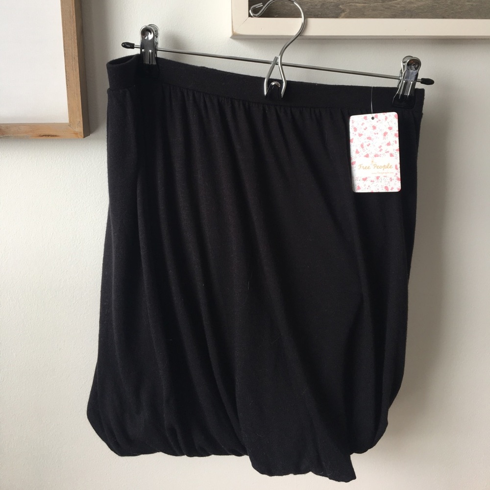 Free people Black Comb Cotton Skirt