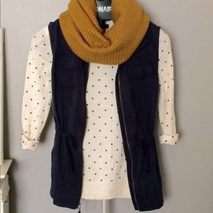 J.Crew polka dot sweater