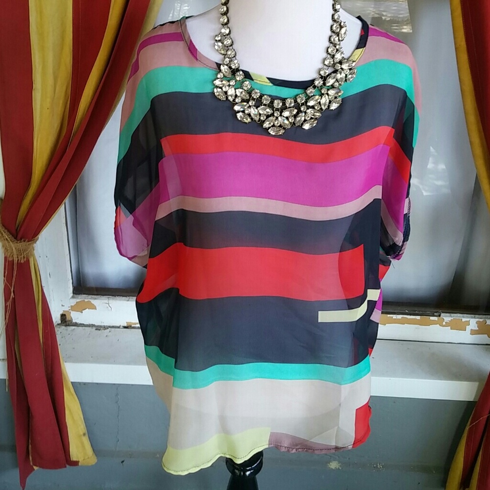 Liv A Girl beautiful colorful top