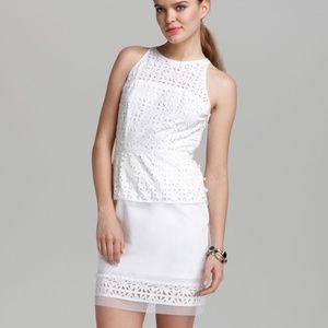 Milly of New York white MIA peplum dress